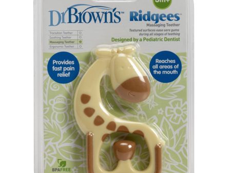 DR. BROWN S - Ridgees Massaging Teether Giraffe - 1 Teether on Sale