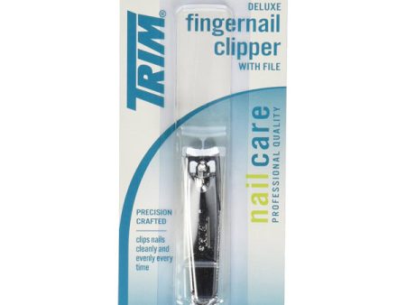 TRIM - Deluxe Fingernail Clippers with File - 1 Clipper Sale