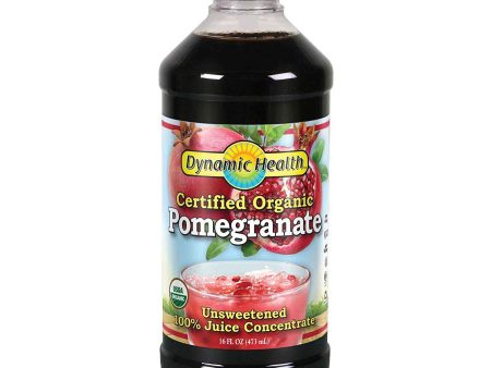 DYNAMIC HEALTH - Pure Pomegranate 100% Juice Concentrate, Unsweetened - 16 fl. oz. (473 ml) Cheap