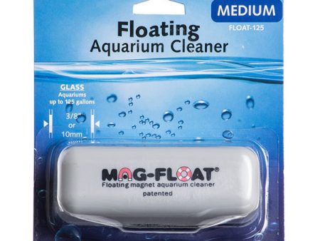 GULFSTREAM - Mag-Float Glass Aquarium Cleaner Medium - 3 7 8  x 1 3 8  For Discount