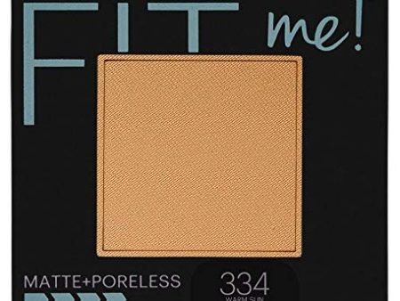 MAYBELLINE - Fit Me Matte + Poreless Powder Warm Sun 334 - 0.29 oz (8.5 g) For Discount