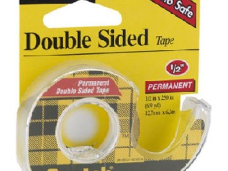 SCOTCH - Double Sided Permanent Tape with Dispenser - 1 2 x 250 Inches Online