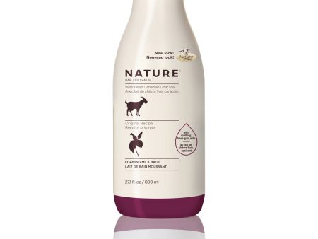 NATURE BY CANUS - Nature Foaming Milk Bath Original Recipe - 27.1 fl. oz. (800 ml) Online Hot Sale