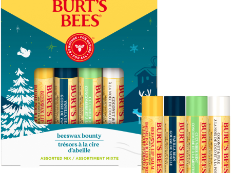 Burt s Bees Limited Edition Fruit Mix Lip Balm Gift Set 4 x 4.25g Online Hot Sale