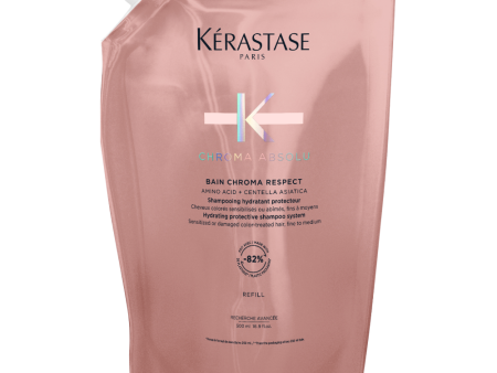 Kérastase Chroma Absolu Bain Chroma Respect Protective Shampoo Refill Pouch 500ml Fashion