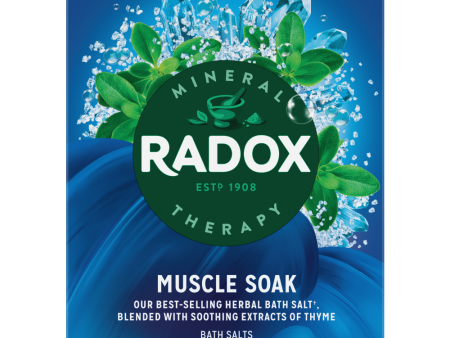 Radox Bath Salts Muscle Soak 400g Online now