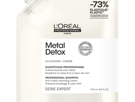 L Oreal Professionnel Serie Expert Metal Detox Anti-Metal Cleansing Cream Shampoo Refill Pouch 500ml For Discount