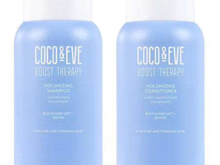 Coco & Eve Boost Therapy Hair Volumising Shampoo & Conditioner Twin 2 x 280ml For Cheap