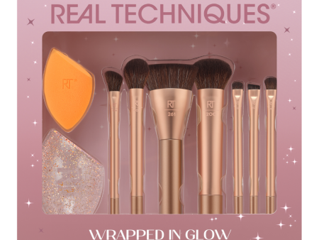 Real Techniques Wrapped In Glow Brush & Sponge Set on Sale