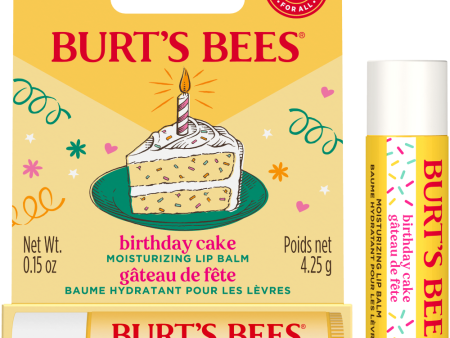 Burt s Bees Lip Balm Birthday Cake Tube 4.25g For Sale