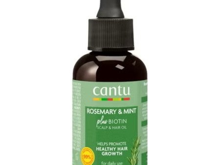 Cantu Rosemary & Mint Scalp & Hair Oil 59ml Supply