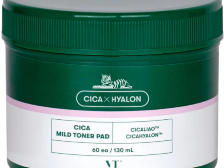 VT Cosmetics Cica Mild Toner Pads 130ml Online now