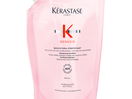 Kérastase Genesis Bain Hydra-Fortifiant Anti Hair-Loss Shampoo Refill Pouch 500ml For Discount