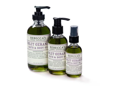 Violet Geranium Bath & Body Oil Online now