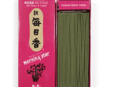 Rose Incense & Holder - Morning Star Online Hot Sale