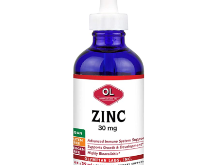 Zinc Liquid 30mg Hot on Sale