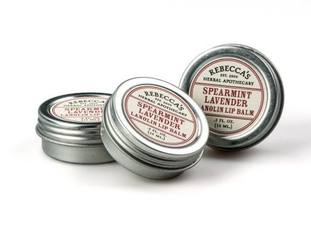 Spearmint Lavender Lanolin Lip Balm Online now