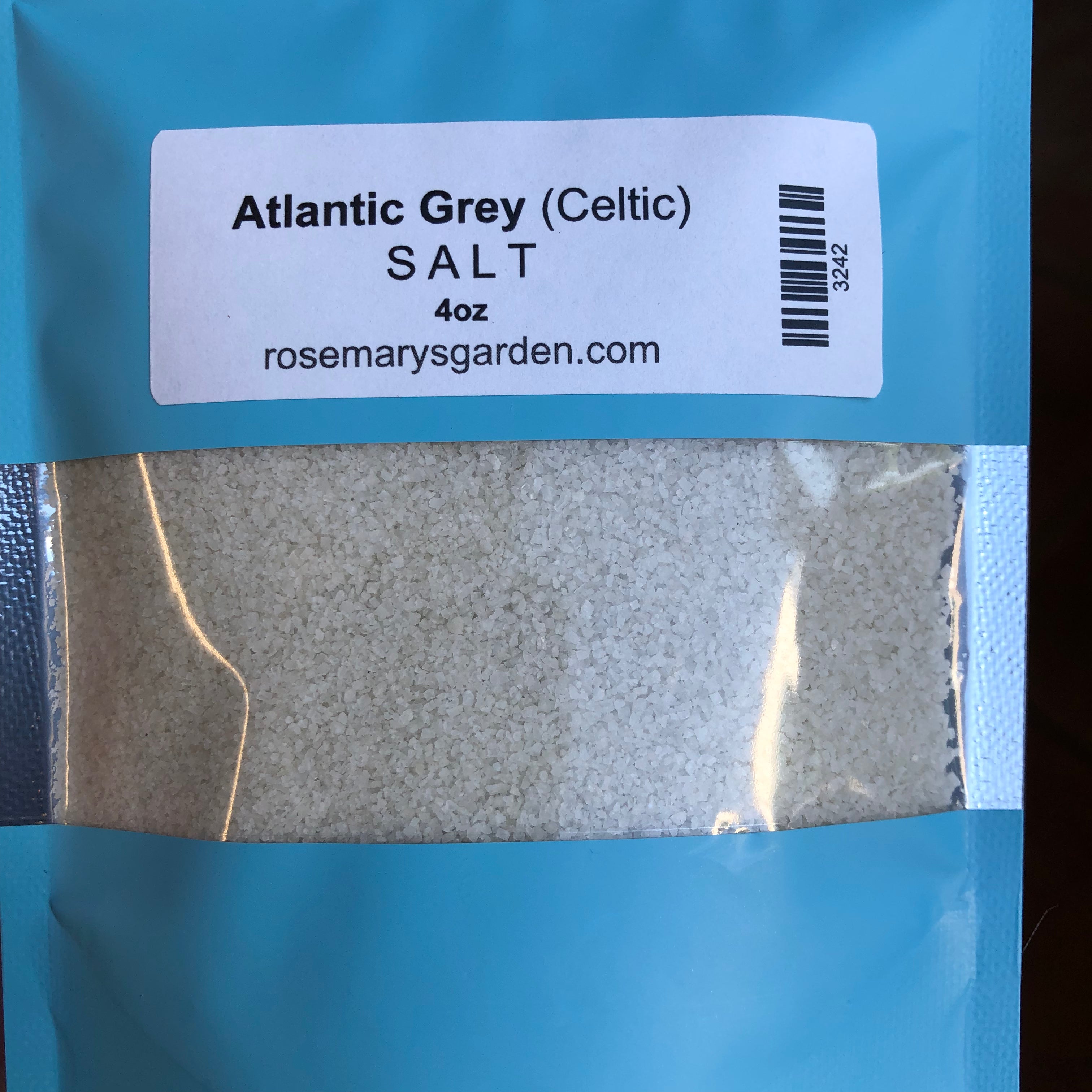 Atlantic Grey Salt FINE Grain 4oz. Hot on Sale