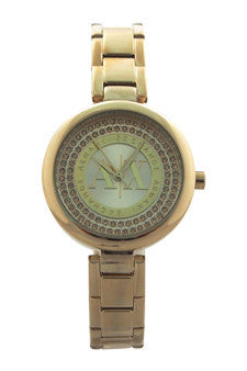 ax4221 gold stainless-steel quartz watch by armani exchange -For -For Women Online Sale