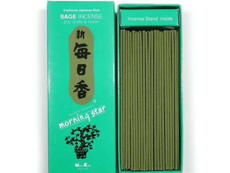 Sage Incense & Burner - Morning Star Sale