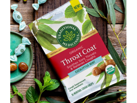 TM Throat Coat Cough Drops; Eucalyptus Mint Discount