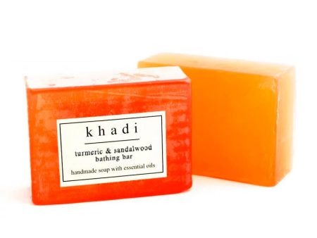 Khadi -Turmeric & Sandalwood Bathing Bar For Cheap