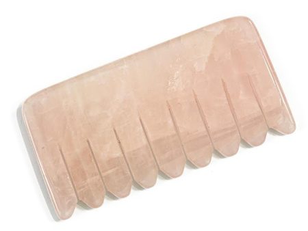 Rose Quartz Scalp Gua Sha Comb Online Sale