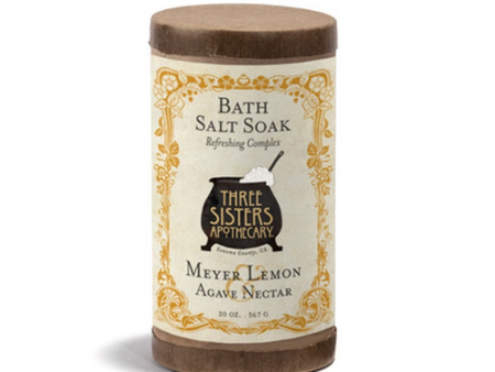 Bath Salt Soak Meyer Lemon Agave Nectar on Sale