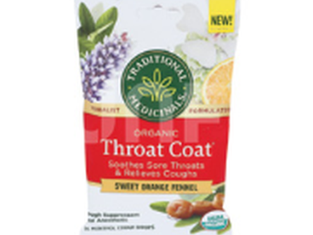 TM Throat Coat Cough Drops; Orange Fennel For Cheap