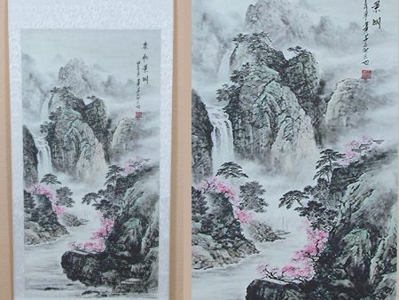 Traditional Hand-Painted Chinese Scrolls   Wall Art (available in various scenes) Cheap