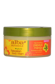 hawaiian papaya mango rejuvenating body cream by alba botanica -Unisex Cheap