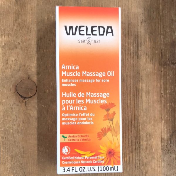 Arnica Massage Oil 3.4 fl.oz. Supply