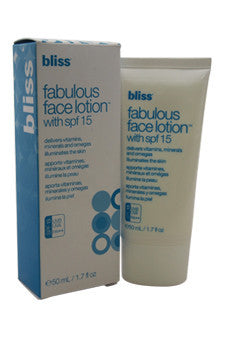 fabulous face lotion spf 15 by bliss -Unisex For Sale