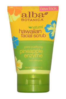 hawaiian pineapple enzyme facial scrub by alba botanica -Unisex Online Sale