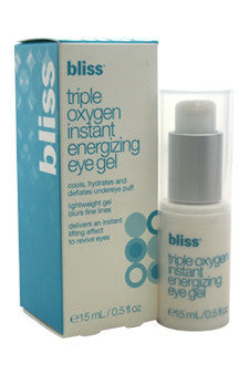 triple oxygen instant energizing eye gel by bliss -Unisex Online