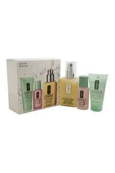 3-step skin care introduction kit - combination oily skin type by clinique -Unisex Online Sale